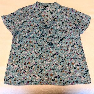 3/$30 TALBOTS Floral Blouse